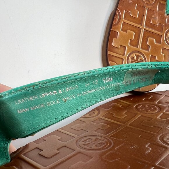 Tory Burch Thora Flip Flop Leather Sandals - Picture 10 of 11